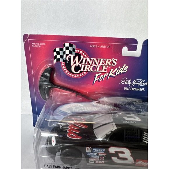 #3 DALE EARNHARDT 1:24 scale PULLBACK CAR 1998 HASBRO Winner's Circle For Kids - Picture 9 of 9